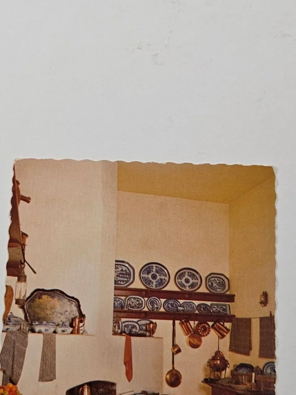West room of Kitchen Mount Vernon Postcard
